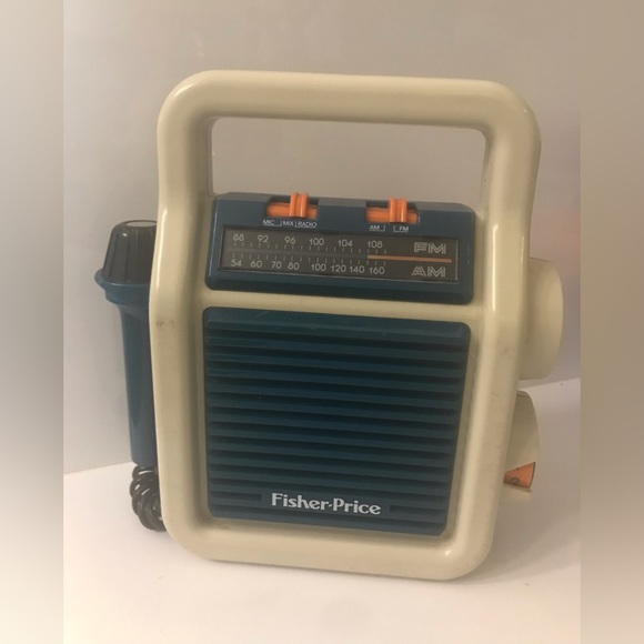 Fisher-Price Other - Vintage Fisher Price am fm radio with microphone